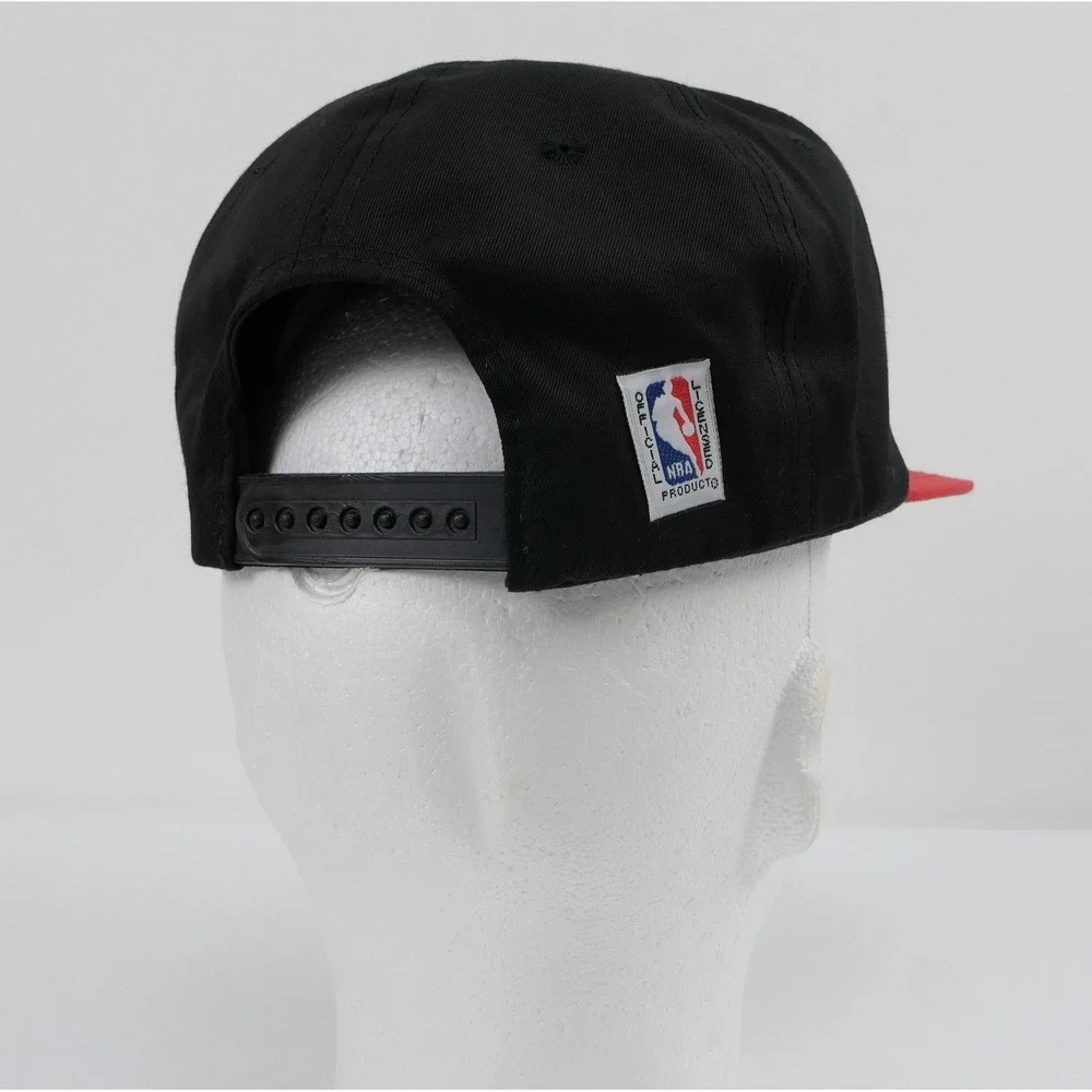 NEW! 90s Chicago Bulls Snapback Hat NBA Trucker Flat Bill One Size Fits All AJD